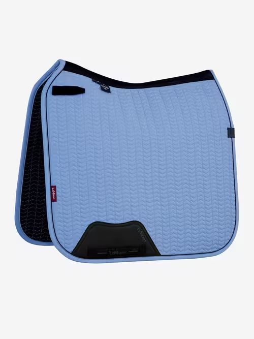 LeMieux Essence Square dressur underlag - Powder Blue - S/M