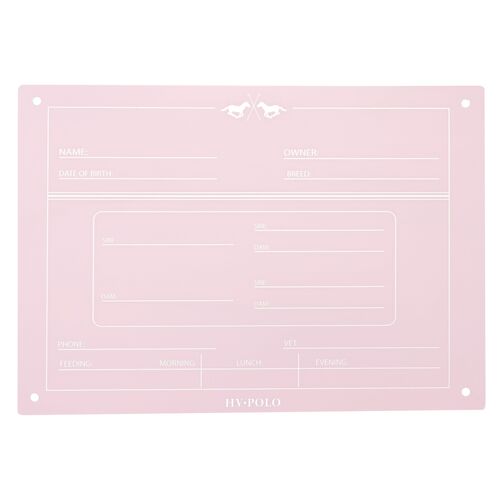 HV Polo Boksskilt - Pretty Pink