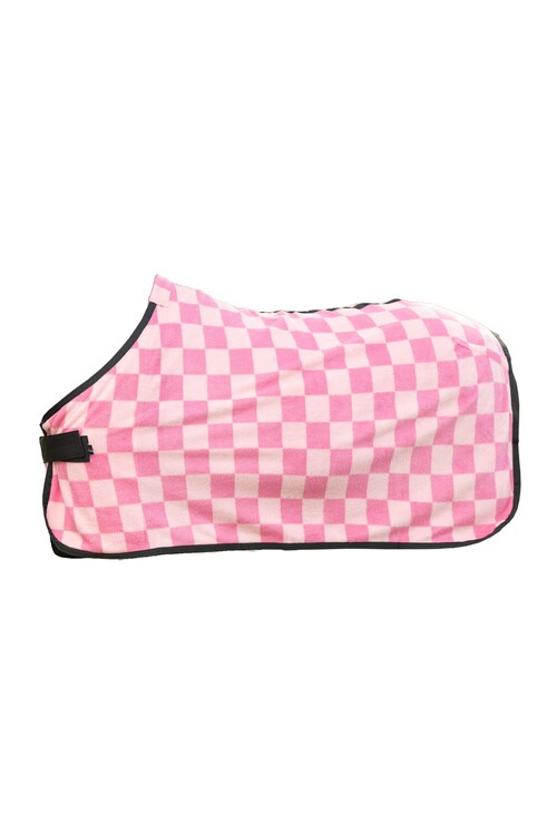 HKM Henni shettis fleece dækken - Lyserød, 85 cm