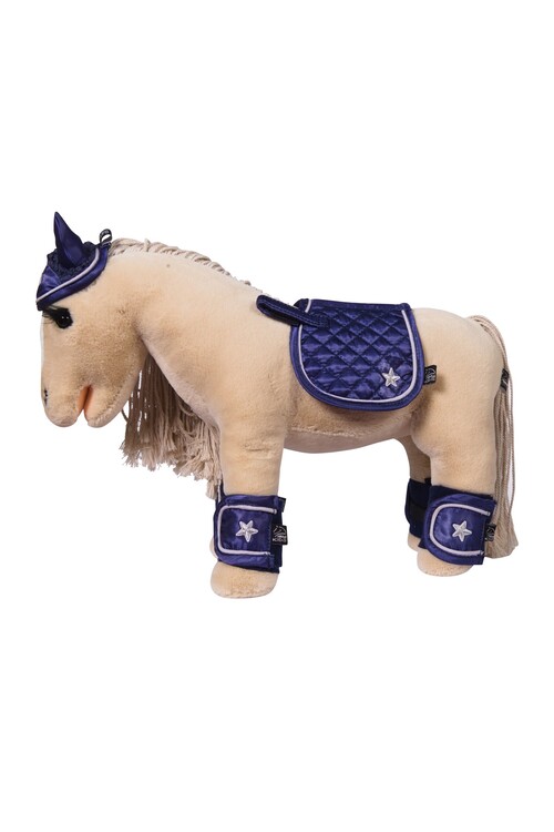 HKM Cuddle Pony design sæt - Fuchsia - Navy