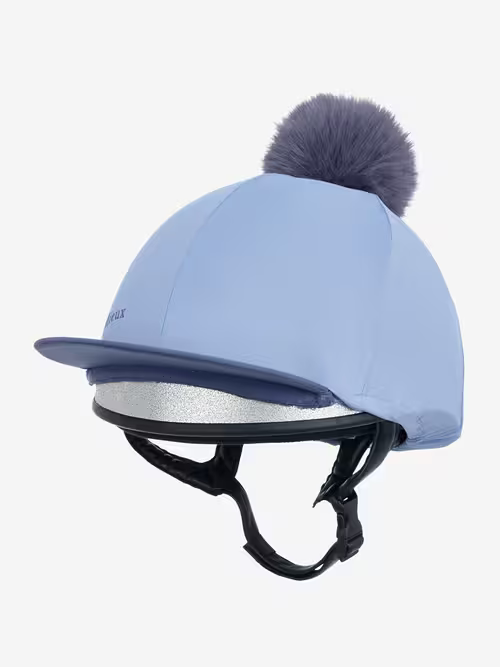 LeMieux SS26 Classique Pom hjelmovertræk - Powder Blue