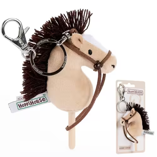 HoppiHorse nøgle ring med kæphest - Buckskin