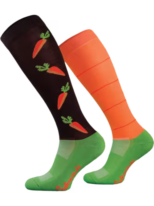 Wahlsten Equestrian ridestrømper - Carrots - 31-34