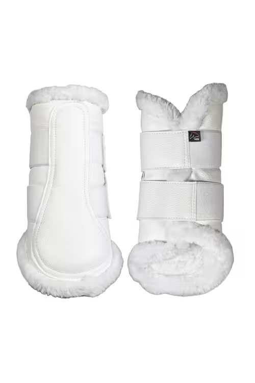 HKM Comfort Premium gamacher - Hvid - Shetland