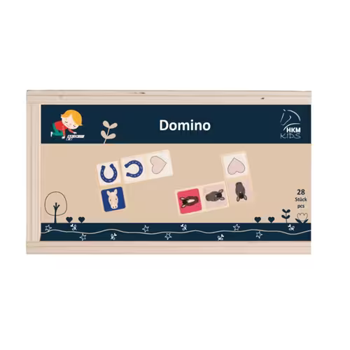 Domino med heste motiver